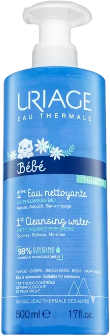 Uriage Bébé 1st Cleansing Water with Organic Edelweiss