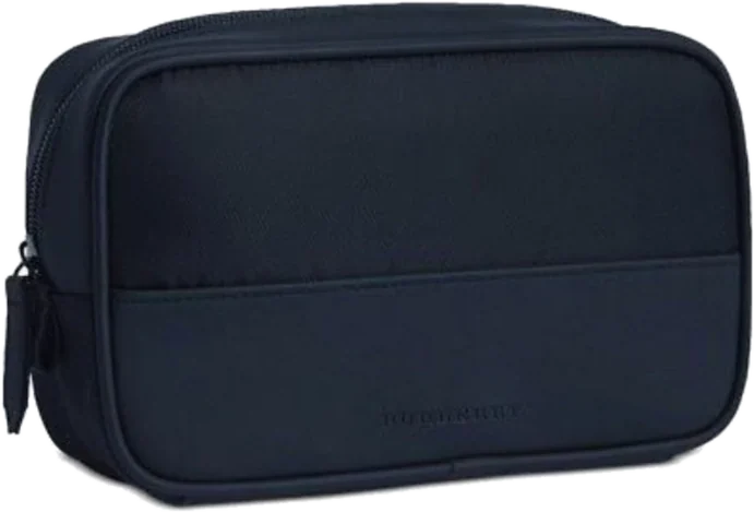 Burberry Textile Makeup Bag Dark Blue