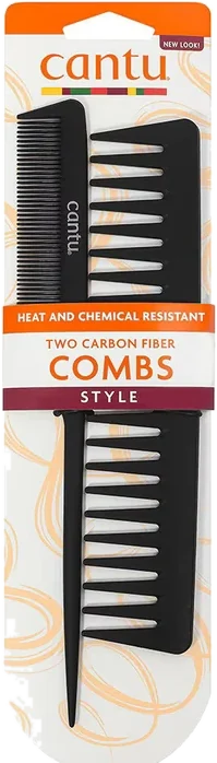 Cantu Hair Plastic Comb Black