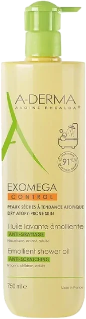 A-Derma Exomega Control For Very Dry To Atopic Sensitive Skin