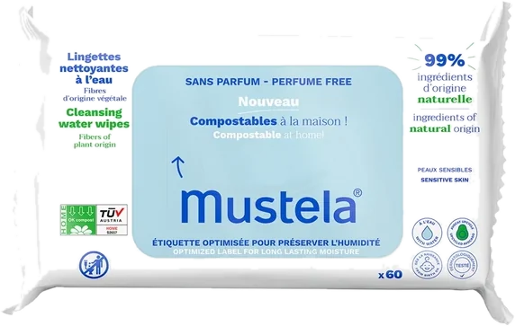 Mustela Compostable Water