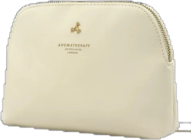 Aromatherapy Associates Textile Makeup Bag White