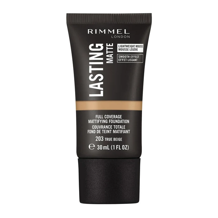 Rimmel London Lasting Matte 203 True Beige