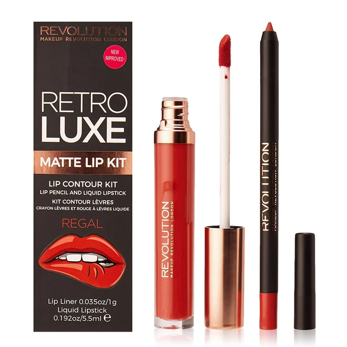 Makeup Revolution Retro Luxe set (Regal, Matte)