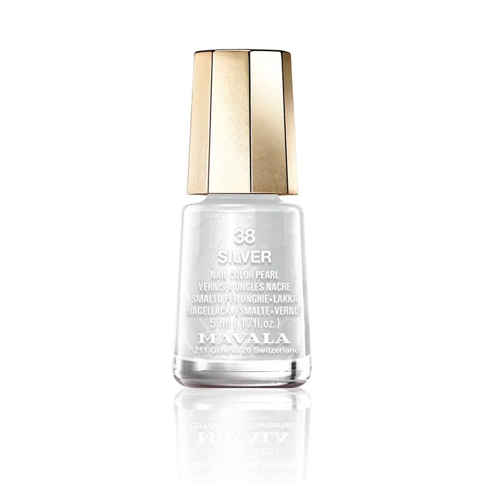 Mavala Nail Polish 38 Silver – Miniatur