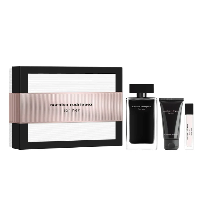 Narciso Rodriguez For Her set (Eau De Toilette, 7.5 ml)