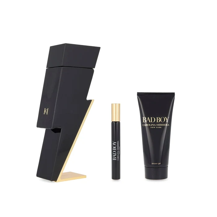 Carolina Herrera Bad Boy set (10 ml, Shower Gel)