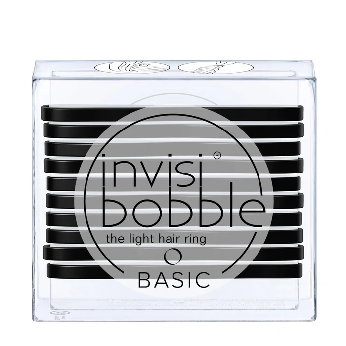 InvisiBobble Light Hair Ring True Black