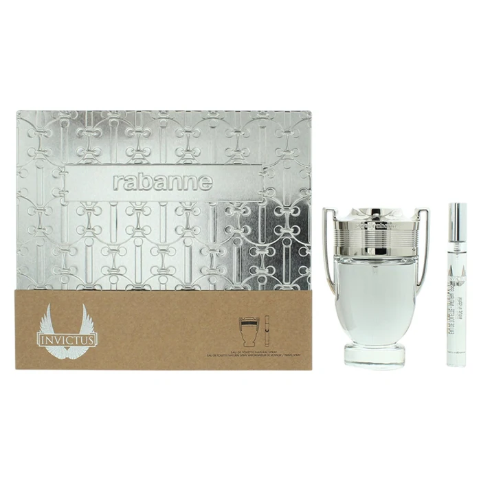 Paco Rabanne Invictus set (100 ml, 10 ml) (2 Produkte)