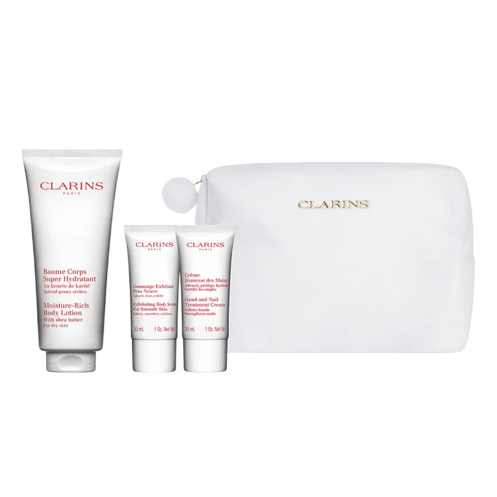 Clarins Moisture-Rich + Jeunesse Des Mains … set