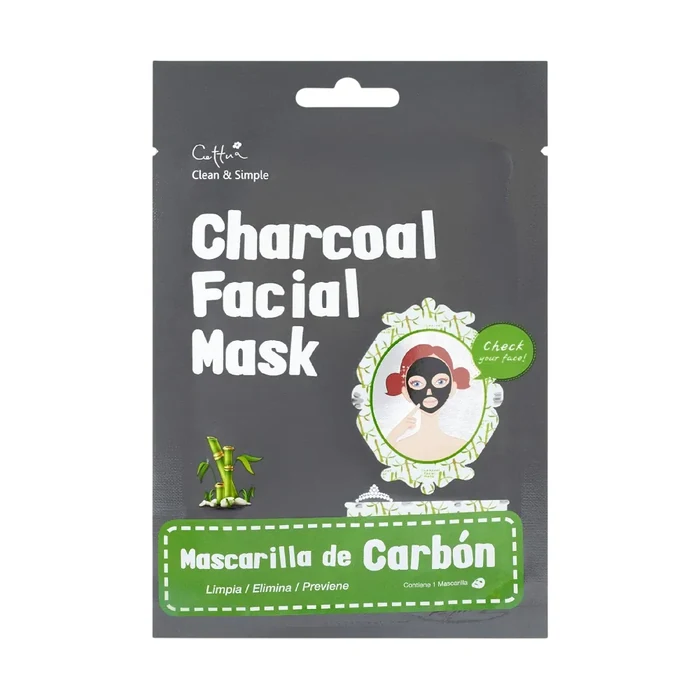 Cettua Sheet Mask Charcoal Eliminates Impurities