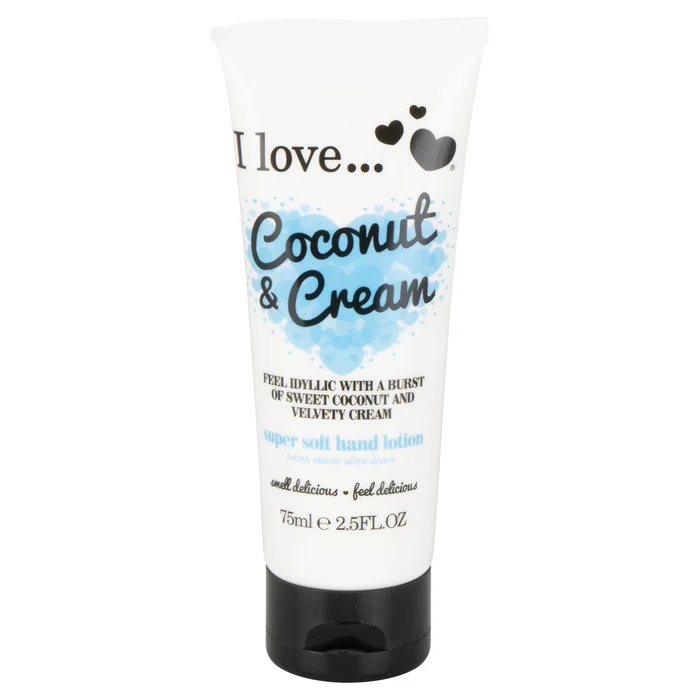 I Love Hand Lotion Coconut & Cream