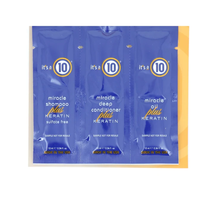 It's a 10 Keratin Collection + Miracle set – uzorak