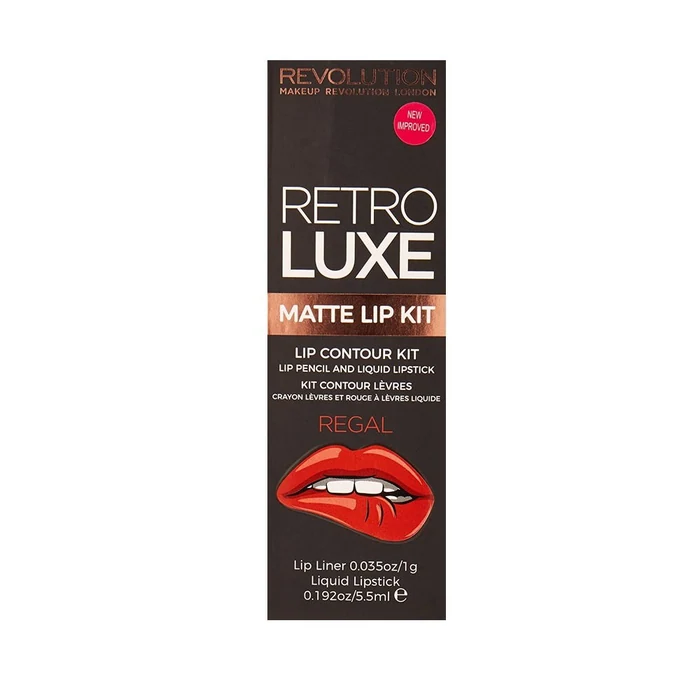 Makeup Revolution Retro Luxe set (Regal, Matte)
