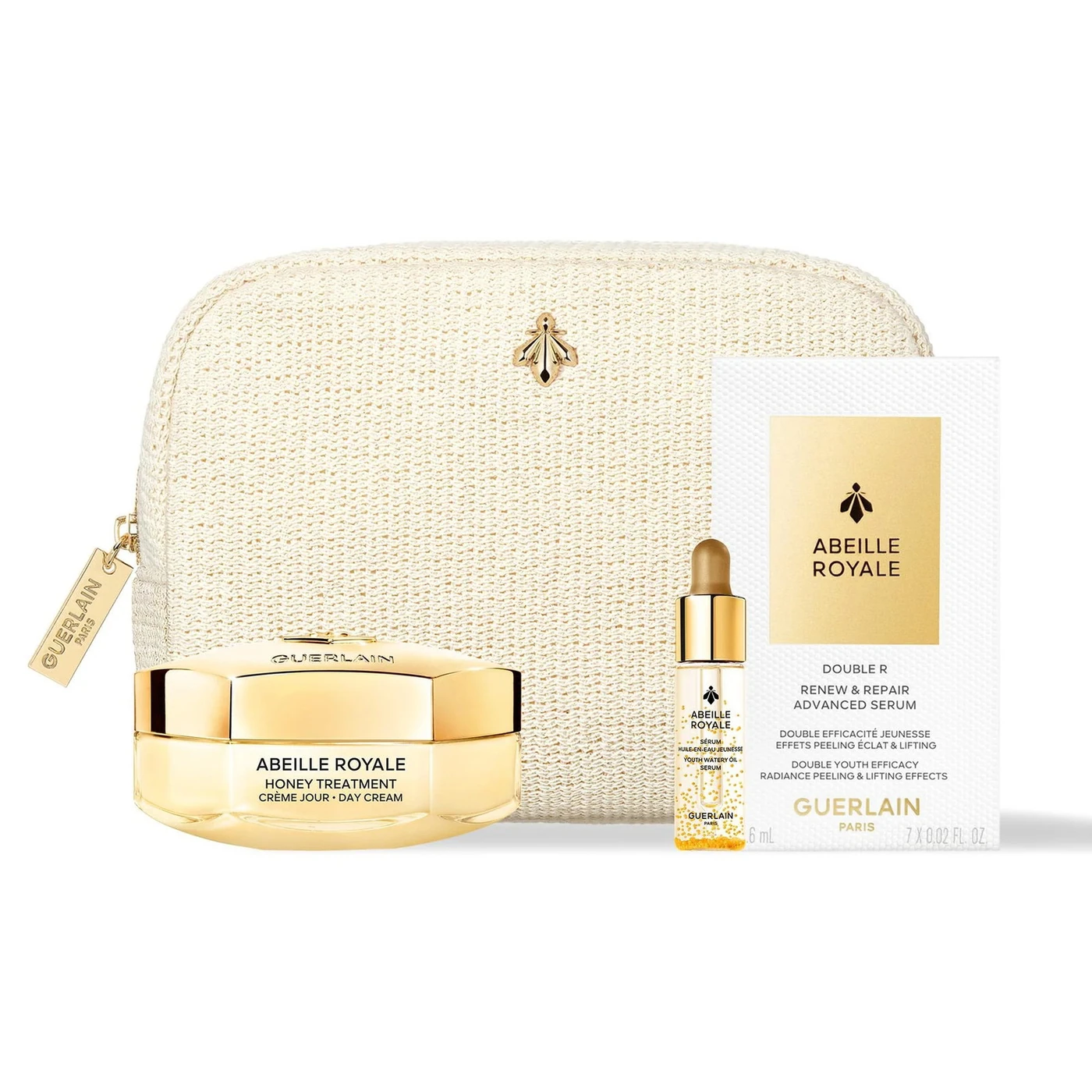 Guerlain Abeille Royale set (50 ml, Replumping) (5 ml, Abeille Royale Double R)