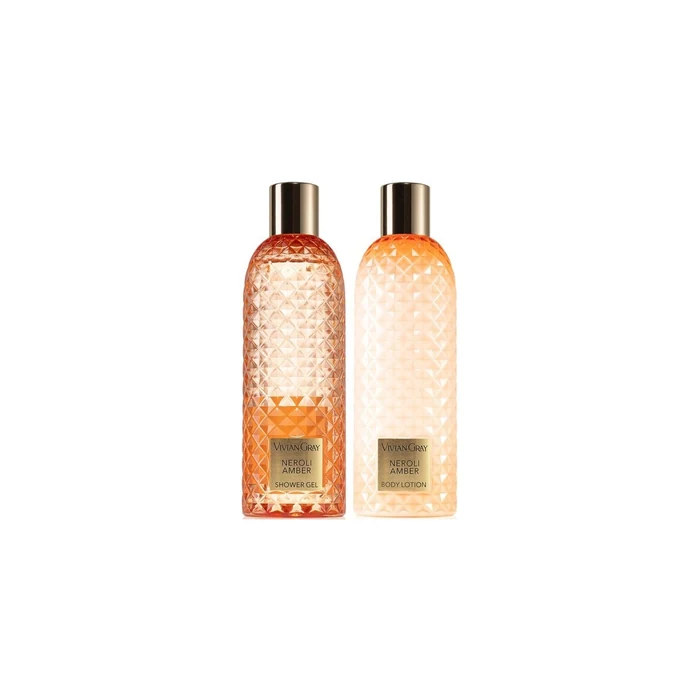Vivian Gray Gemstone set (Neroli & Amber, Shower Gel)