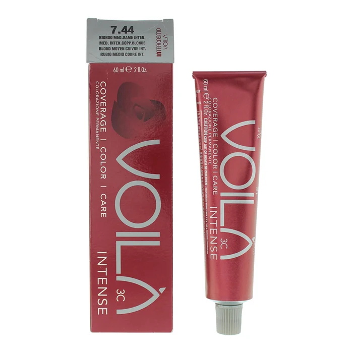 Intercosmo Voila 3C Intense 7.44 Medium Intense Copper Blonde