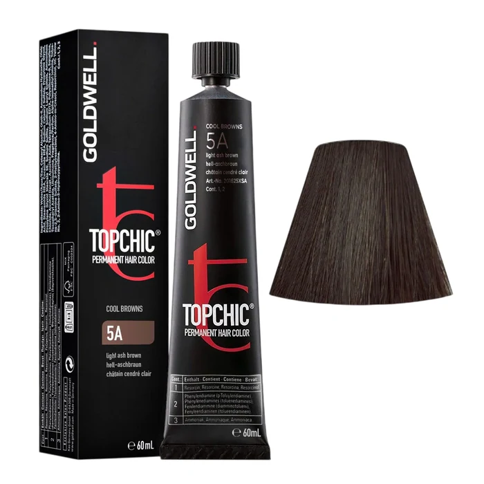 Goldwell Topchic Naturals 5A Light Ash Brown