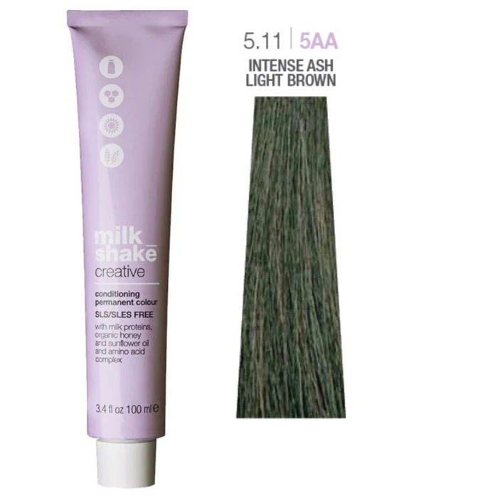Milk_Shake Creative 5.115AA Light Brown Intense Ash
