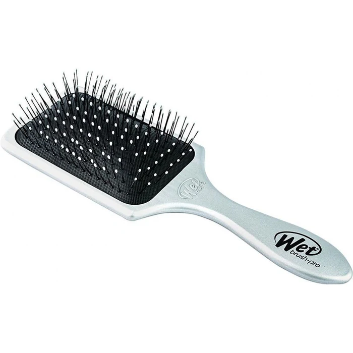 Wet Brush Detangler Paddle Cold Stone Steel