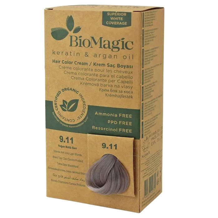 Biomagic Permanent Hair Dye 9.11 – Tester