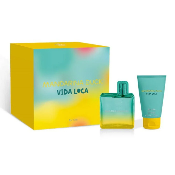 Mandarina Duck Vida Loca set (Cleansing & Refreshing, Shower Gel)
