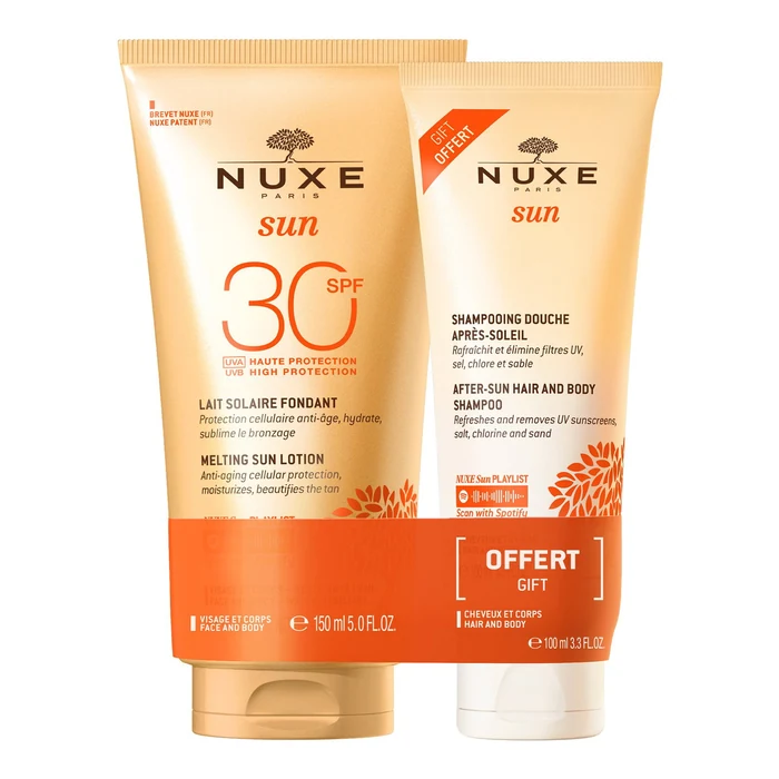 Nuxe Sun set (Sun Melting, Sunscreen Lotion)