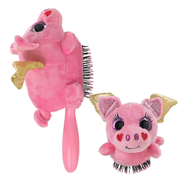 Wet Brush Plush Flying Pig