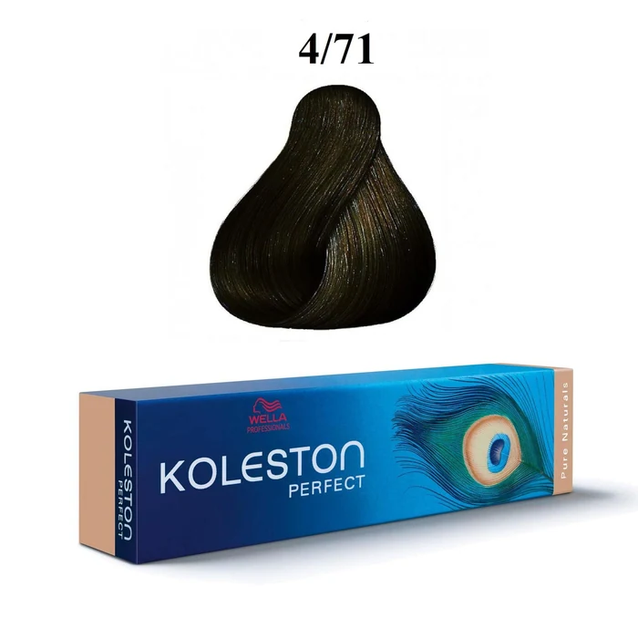 Wella Professionals Koleston Perfect 4/71 Medium Brown Ash Brown
