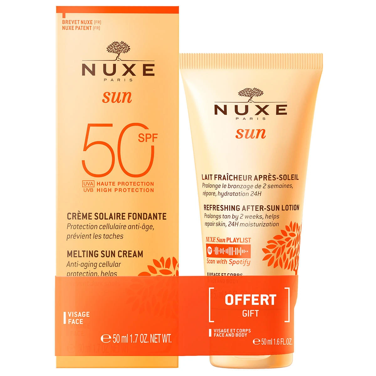 Nuxe Sun set (UV Protection, Sunscreen Cream)