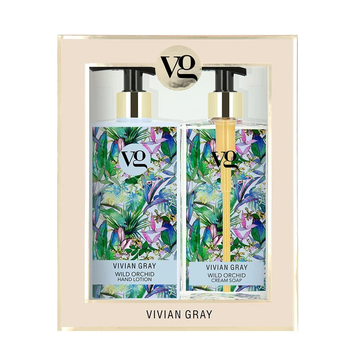 Vivian Gray Wild Orchid set (Hand Lotion, Cleansing)