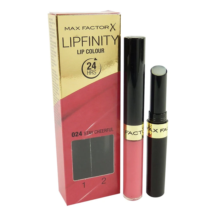 Max Factor Lipfinity 24HRS set (024, Stay Cheerful)