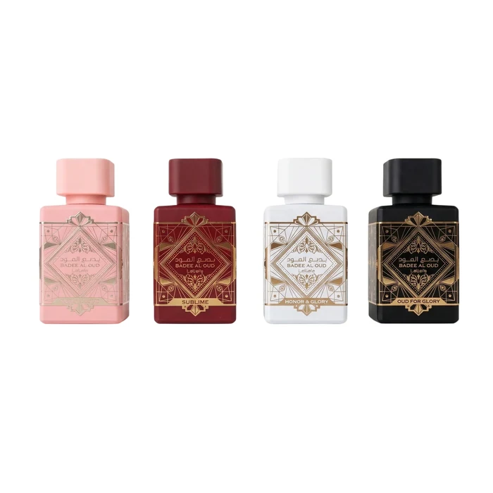 Lattafa Bade'e Al Oud Oud For Glory + Bade'e Al Oud Honor & Glory … set