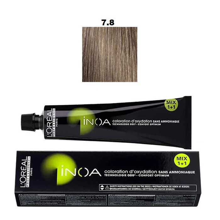L´Oréal Professionnel Inoa 7.8 Mocha Blonde