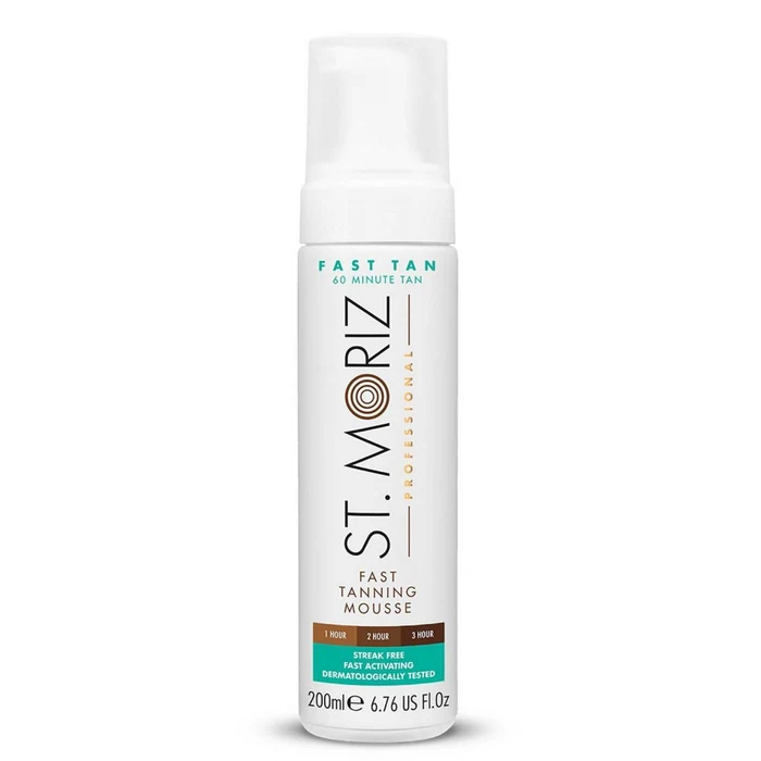 St. Moriz Fast Tan Lotion Immediate Tan Self-Tanning Mousse