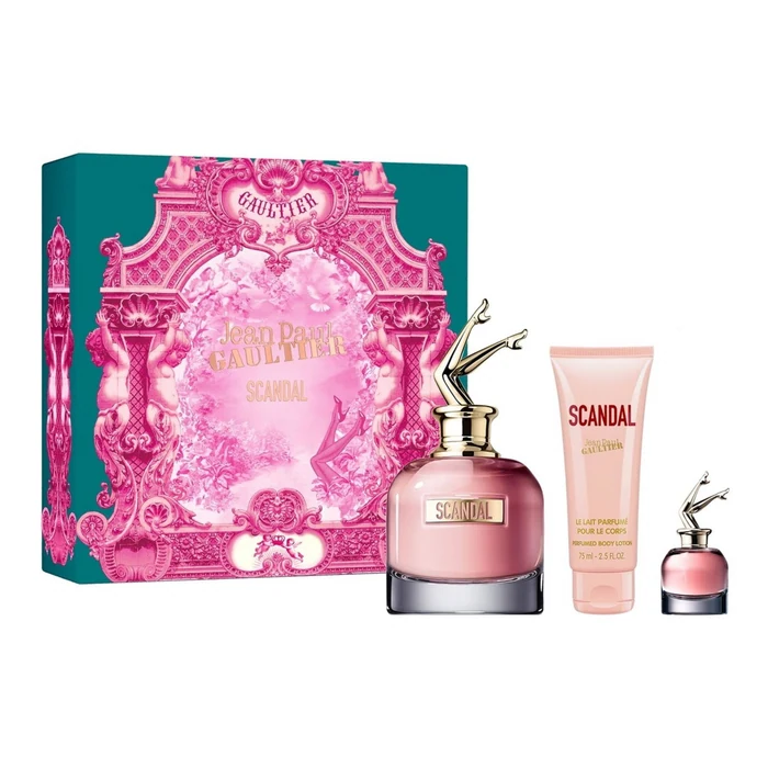 Jean P. Gaultier Scandal set (Eau De Parfum, 80 ml) (Hydrating, Body Lotion)
