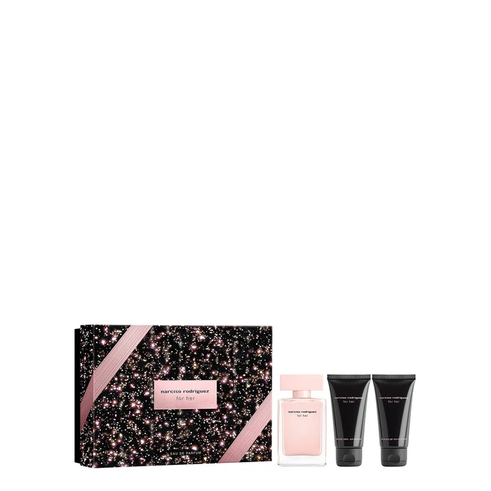 Narciso Rodriguez For Her set (Eau De Toilette, Cleansing)