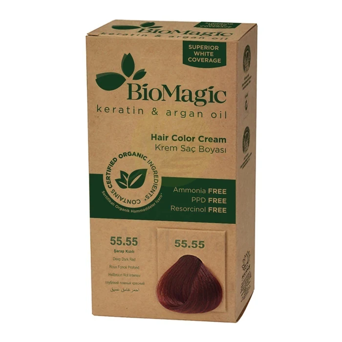 Biomagic Permanent Hair Dye 55.55 – Tester