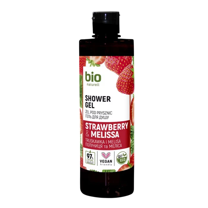Bio Naturell Shower Gel Strawberry & Melissa Moisturizing