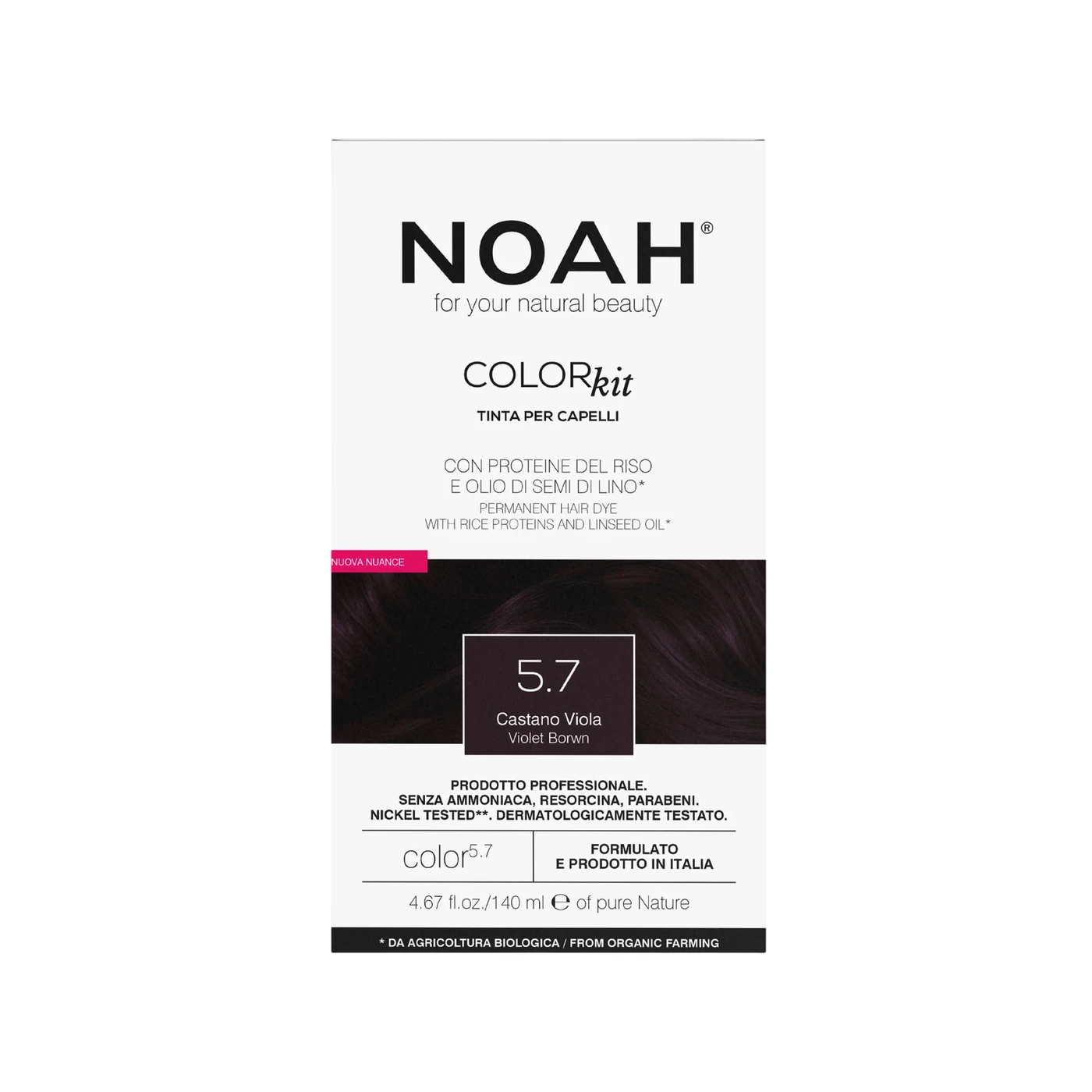 Noah Permanent Hair Colour 5.7 Violet Brown