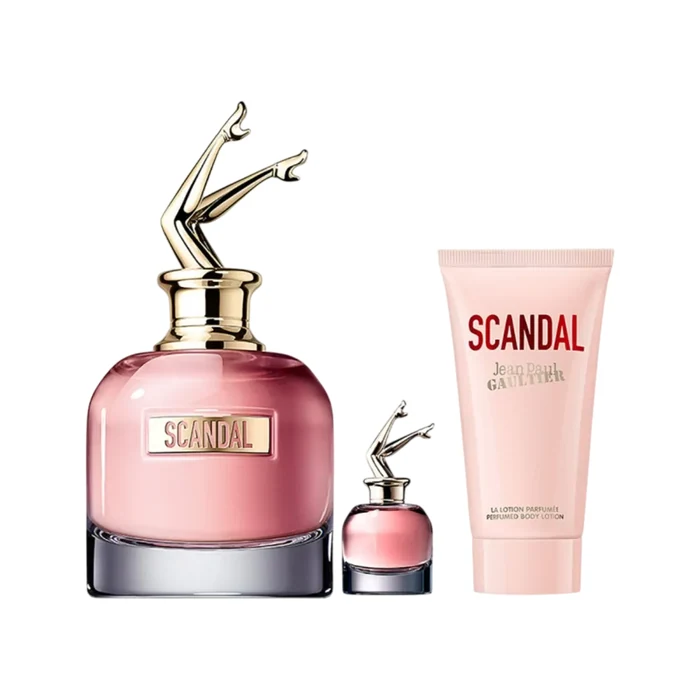 Jean P. Gaultier Scandal set (Eau De Parfum, 80 ml) (Hydrating, Body Lotion)