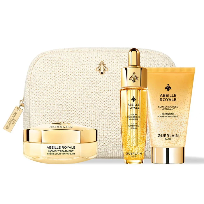 Guerlain Abeille Royale set (50 ml, Replumping) (15 ml, Cleansing Foam)