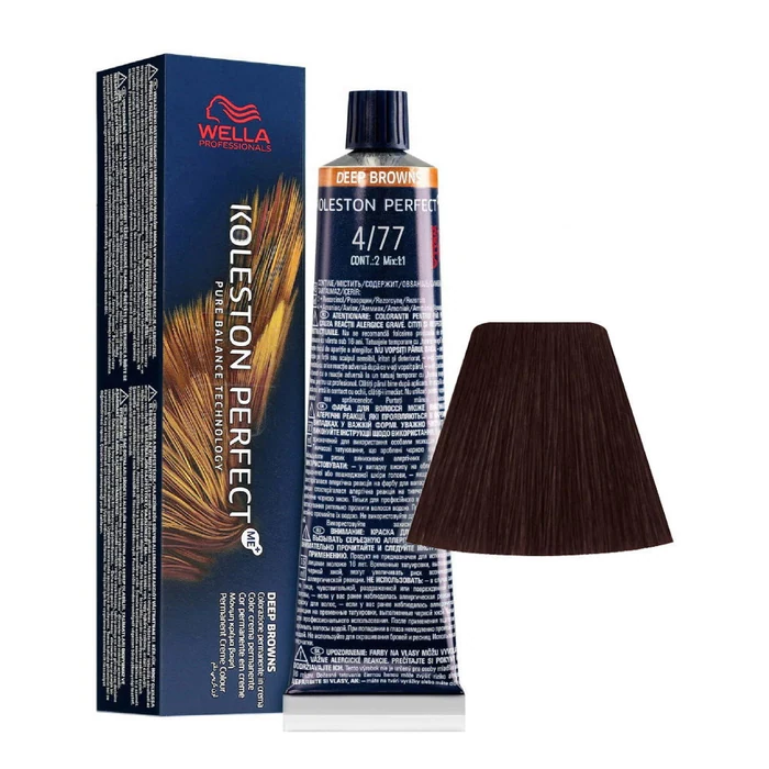 Wella Professionals Koleston Perfect Me+ 4/77 Medium Chestnut Intense Brown
