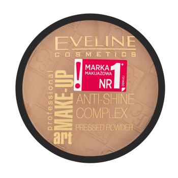 Eveline Make-Up Art Anti-Shine Complex Pressed Powder 33 Golden Sand