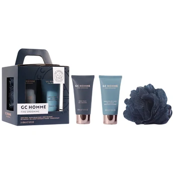 The Luxury Bathing Company GC Homme set (Cleanse & Scrub, Body Sponge)