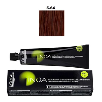 L´Oréal Professionnel Inoa 5.64 Light Extra Red Copper Brown
