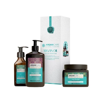 Arganicare Argan Oil & Shea Butter set (400 ml, Hair Serum)