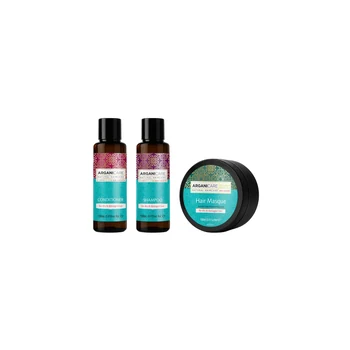 Arganicare Argan Oil & Shea Butter set (Hair Treatment Cream Mask, Repair)