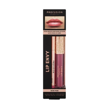 Profusion Cosmetics Lip Envy Wow Pink set
