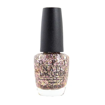 OPI Nail Lacquer NL M80 Gaining Mole-mentum (Rose/Gold Glitter)
